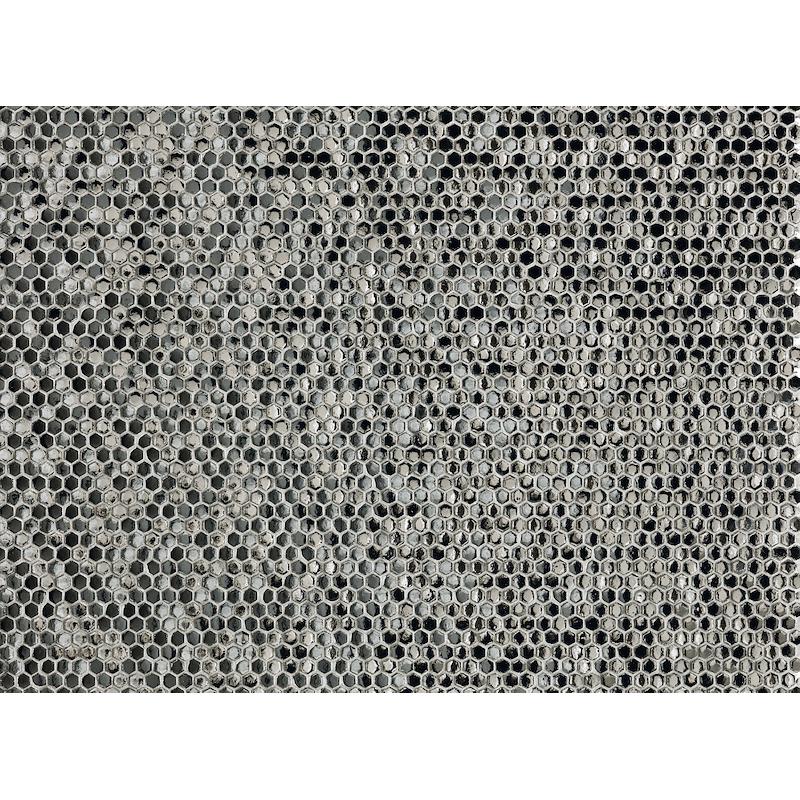 Mutina PHENOMENON Mosaico Honeycomb B Argento 30x30 cm 6 mm Glossy