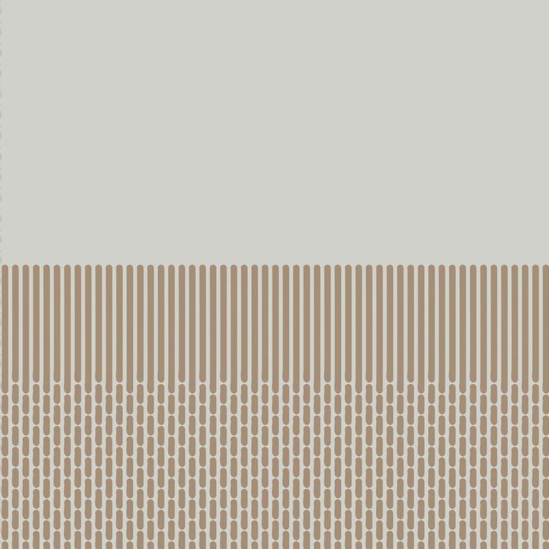 Mutina TAPE GRAINY HALF BROWN 20,5x20,5 cm 10 mm glazed