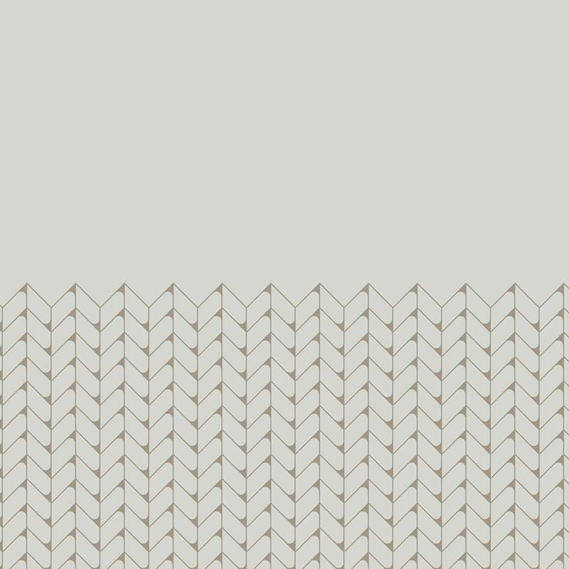 Mutina TAPE MESH HALF BROWN 20,5x20,5 cm 10 mm glazed