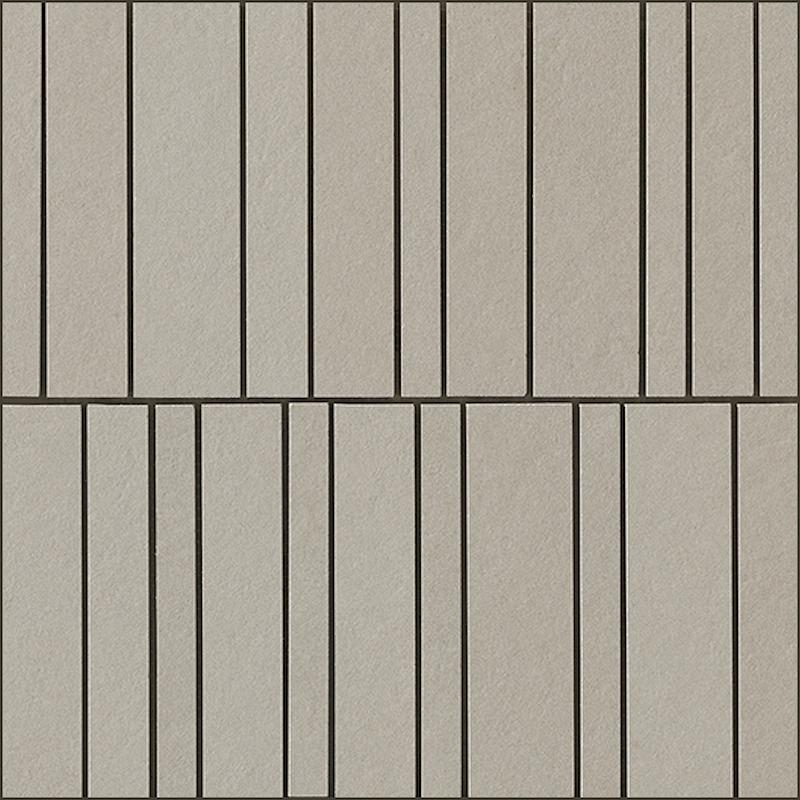 ITALGRANITI NUANCES Mosaico Listelli Tortora 30x30 cm 9 mm Matte