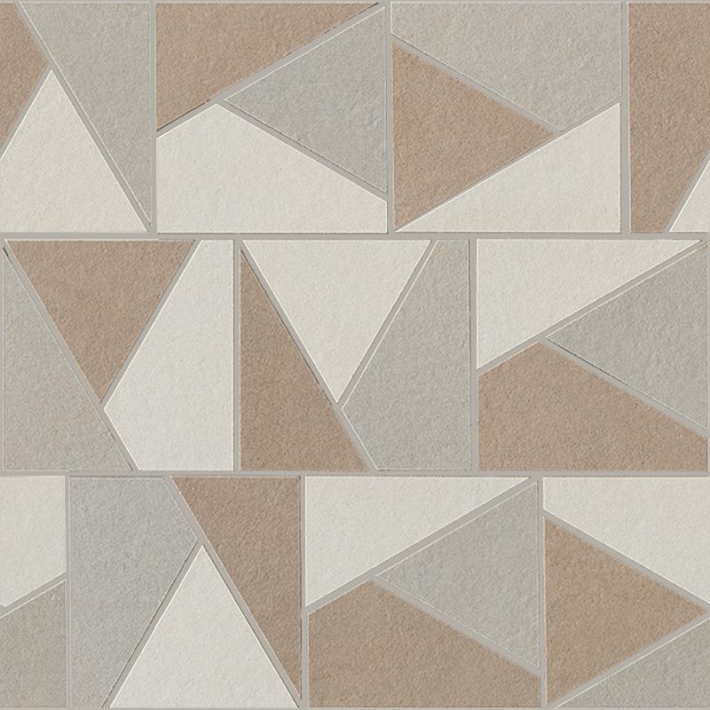 ITALGRANITI NUANCES Mosaico Triangoli Mix Caldo 1 30x30 cm 9 mm Matte