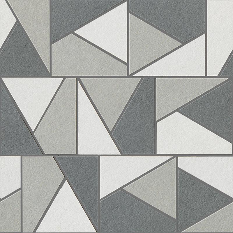 ITALGRANITI NUANCES Mosaico Triangoli Mix Freddo 3 30x30 cm 9 mm Matte