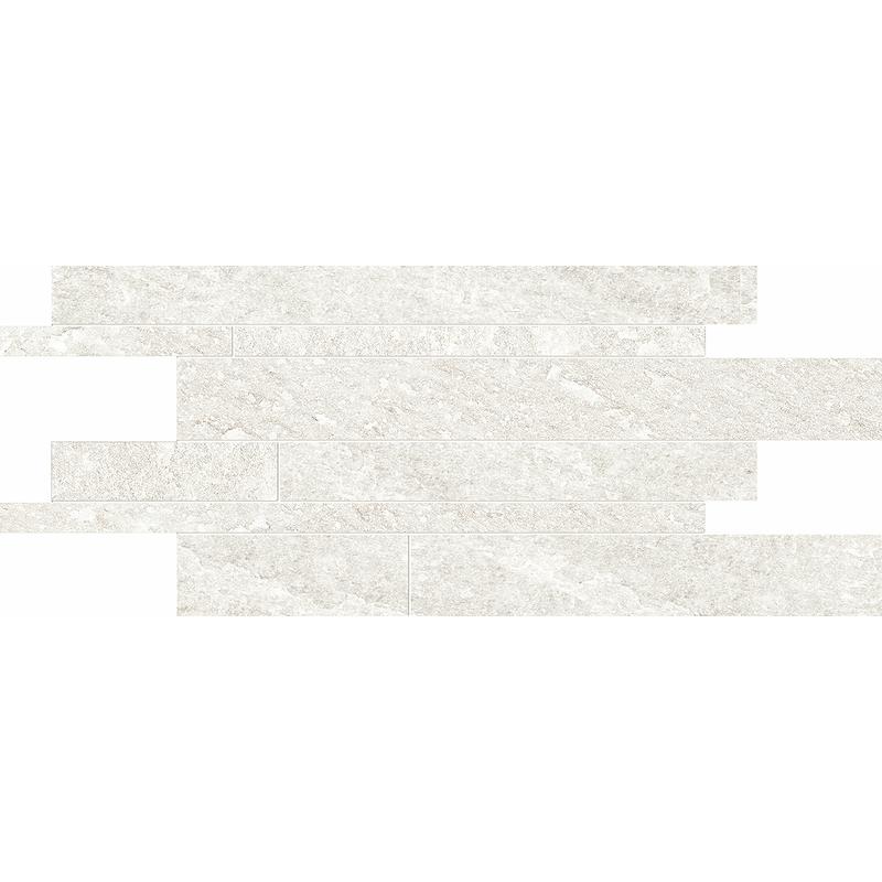 ERGON OROS STONE Listelli Sfalsati White 30x60 cm 9.5 mm Matte