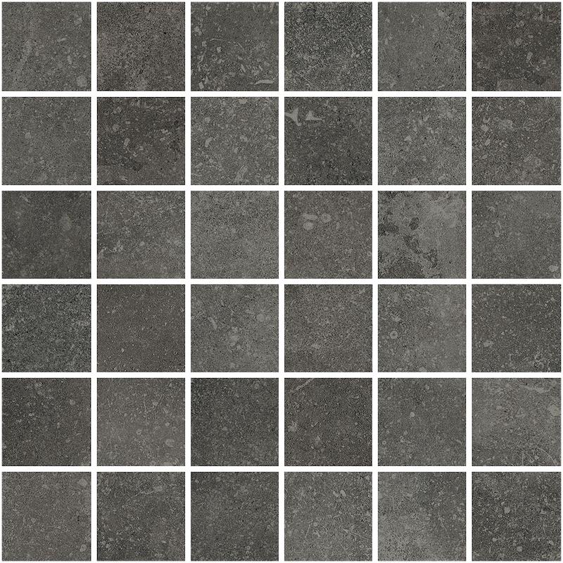 Magica PIETRA Mosaico Limestone Black 30x30 cm 9.5 mm Matte