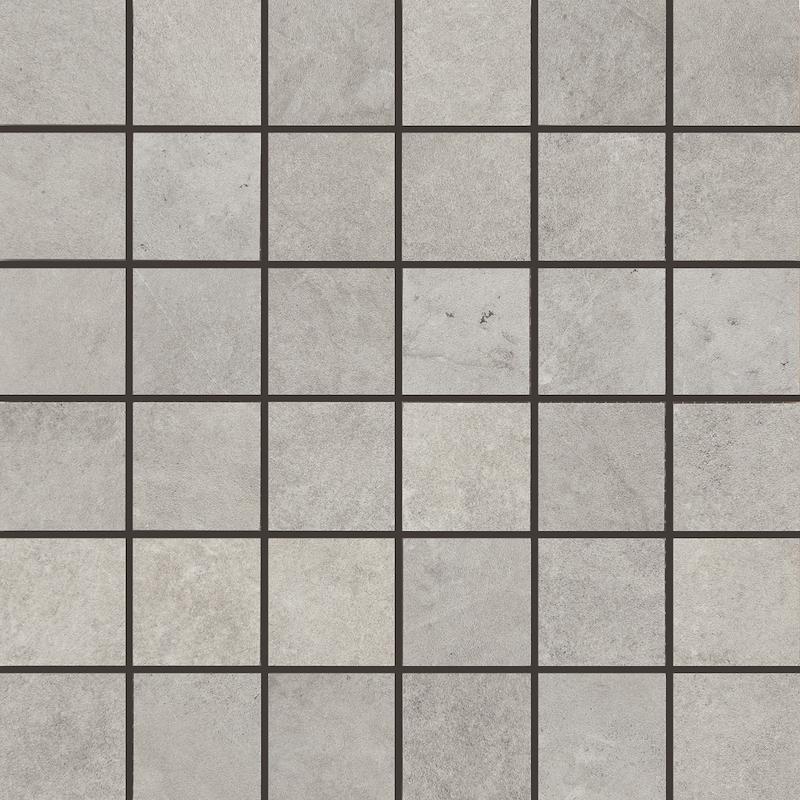 RONDINE PIETRE DI FIUME MOSAICO GRIGIO 30x30 cm 9.5 mm Matte