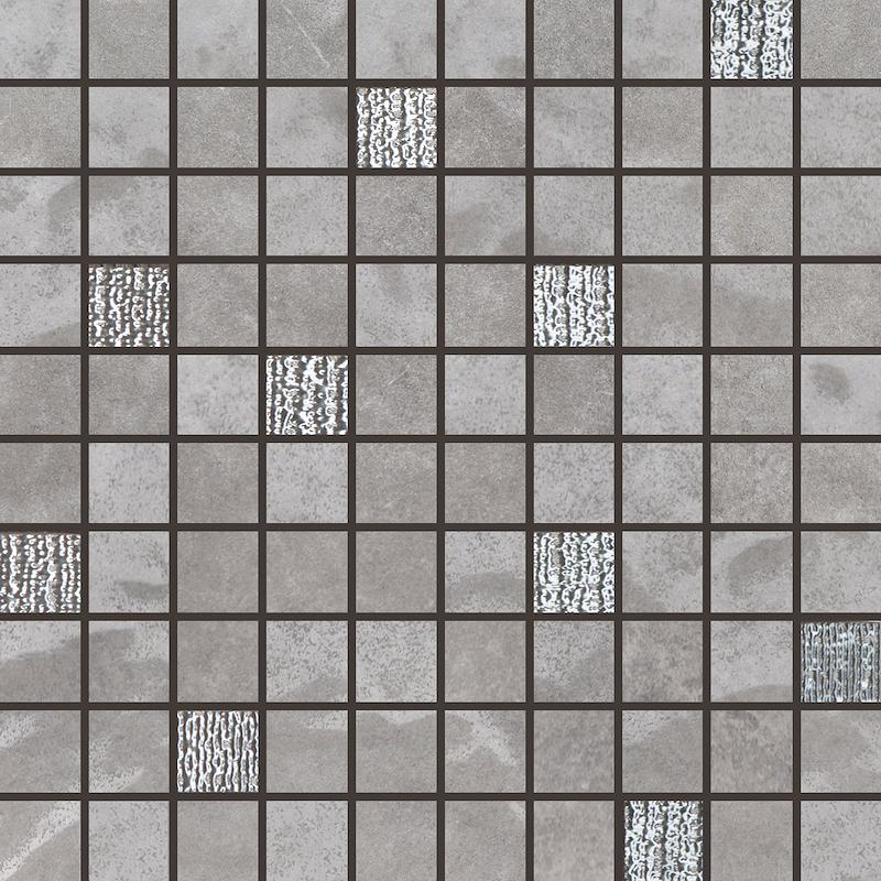 RONDINE PIETRE DI FIUME Mosaico Mix Grigio 30x30 cm 9.5 mm Matte