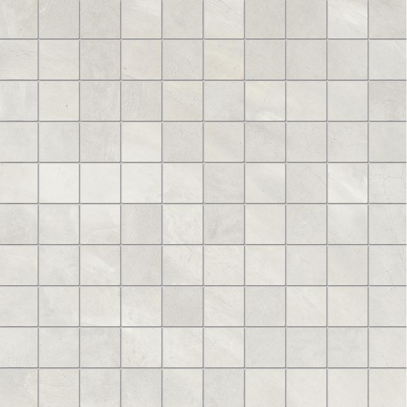 ERGON PLAYGROUND Mosaico 3x3 Tokyo White 30x30 cm 9.5 mm Lapped