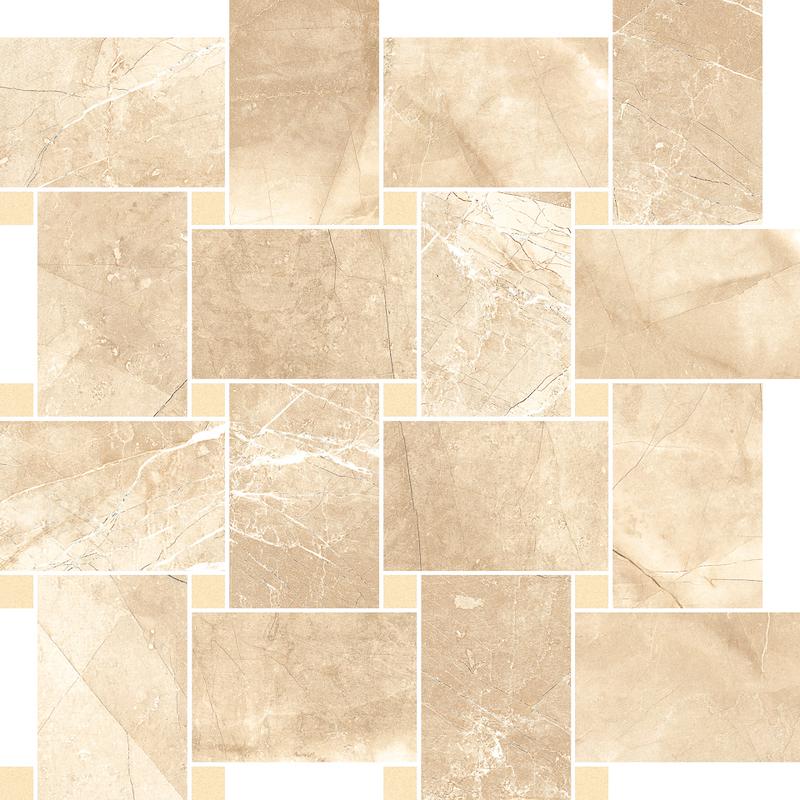 CERDOMUS PULPIS Contrasti Beige con Tozz.Oro 30x30 cm 9 mm Matte