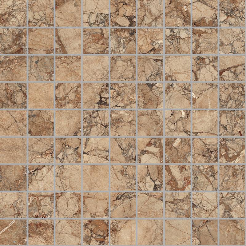 Ragno INCANTO Breccia Pernice Mosaico Glossy 30x30 cm 10 mm Glossy