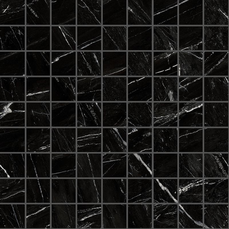 Ragno INCANTO Sky Black Mosaico Glossy 30x30 cm 10 mm Glossy