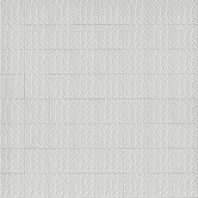 Ragno SOL BIANCO GLOSSY STRUTTURA PIUMA 3D 15x15 cm 10 mm Glossy