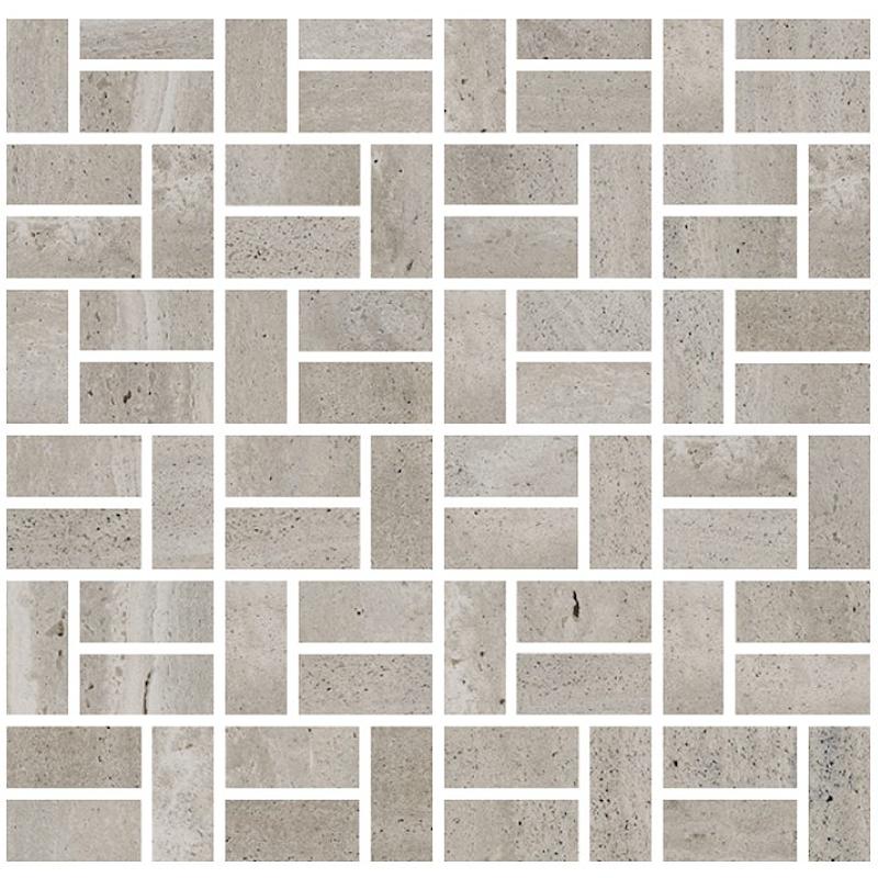 COEM REVERSO Mosaico Bricks Grigio 30x30 cm 10 mm Lux