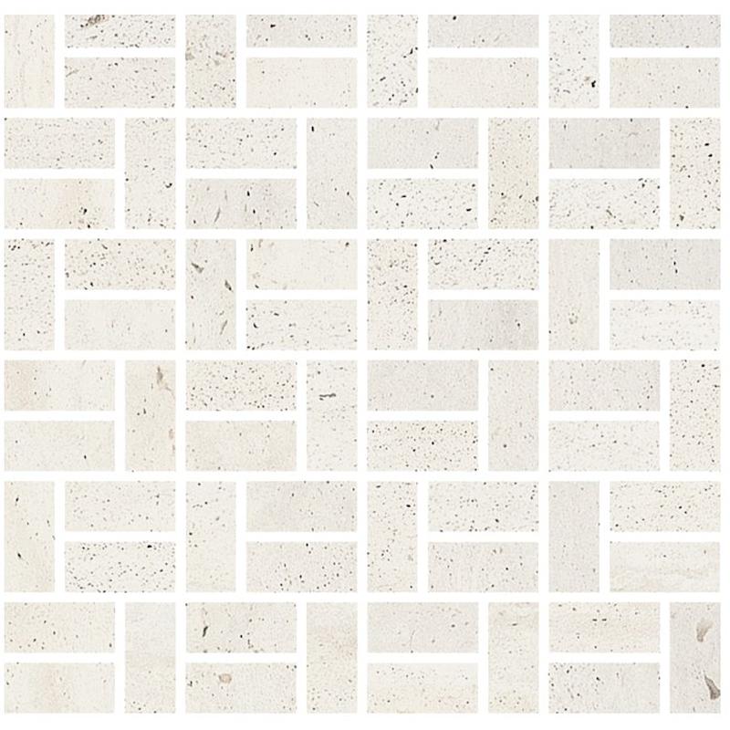 COEM REVERSO2 Mosaico bricks White 30x30 cm 10 mm Matte