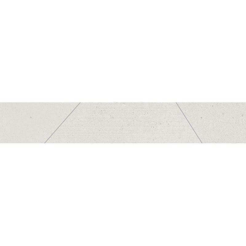 ITALGRANITI SILVER GRAIN Listello Mix Argento White 120x20 cm 9 mm Matte