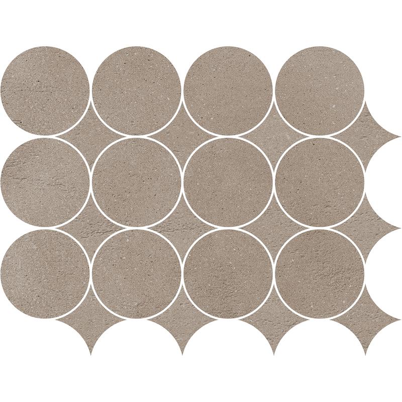 Marazzi SLOW Mosaico Circolare Argilla 32,1x41,6 cm 9 mm Matte