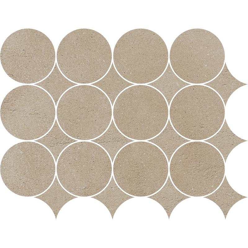 Marazzi SLOW Mosaico Circolare Sabbia 32,1x41,6 cm 9 mm Matte