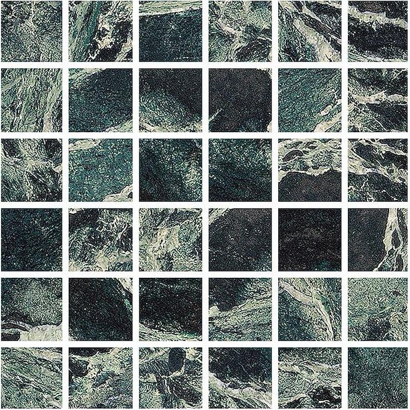 FIORANESE SOUND OF MARBLES MARBLES VERDE INTENSO MOSAICO 30x30 cm 10 mm Matte