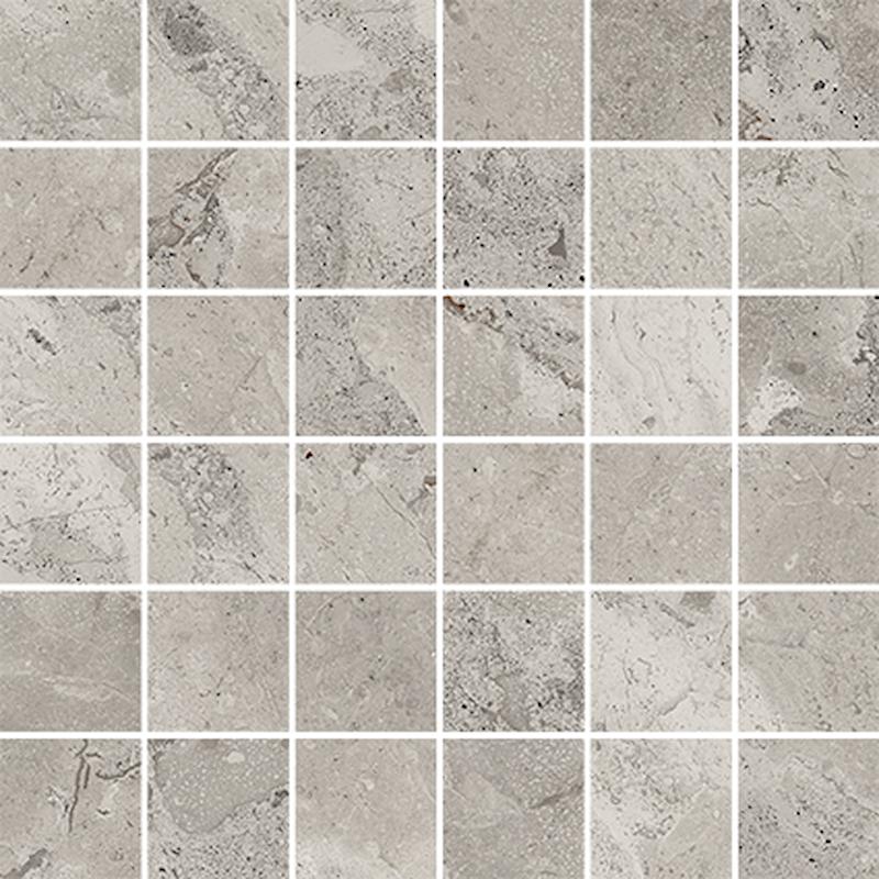 Onetile STONE Mosaico Breccia Delicata Grigio 30x30 Matte