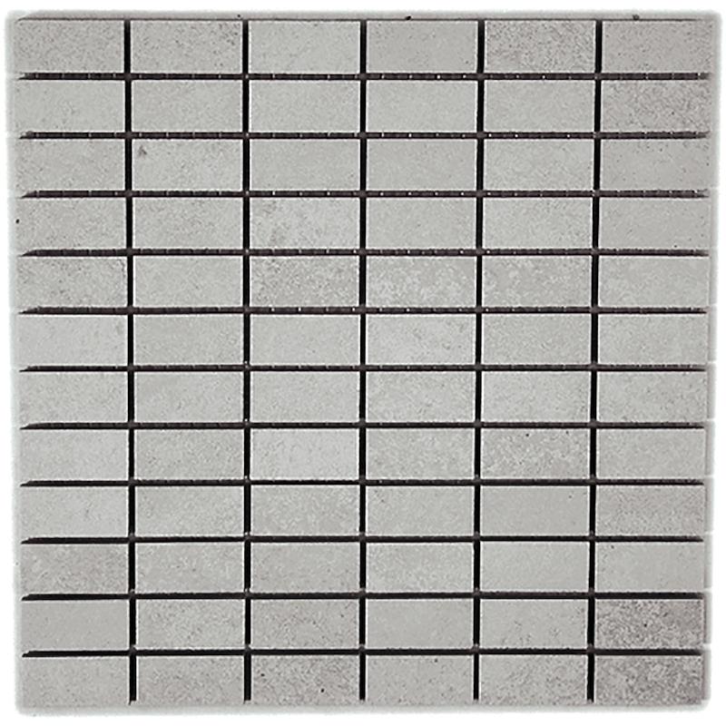 Terratinta STONEDESIGN Mosaico 2,5x2,5 Ash 30x30 cm 9 mm Chiselled