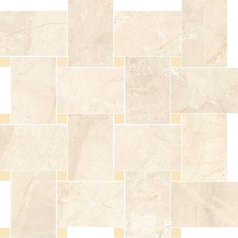 CERDOMUS Sybil Contrasti Beige con Tozz.Oro 30x30 cm 9 mm polished