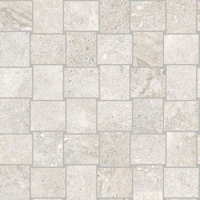 NOVABELL THERMAE Mosaico Textile Grey 30x30 cm 9 mm Matte