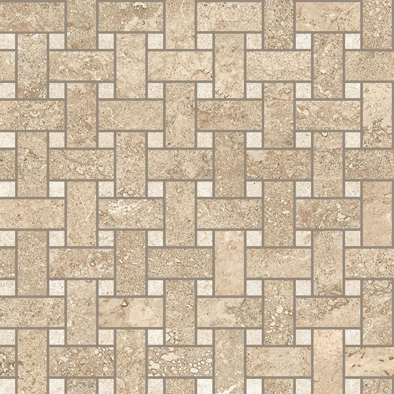 NOVABELL THERMAE Mosaico Trama Caramel Honey 30x30 cm 9 mm Matte