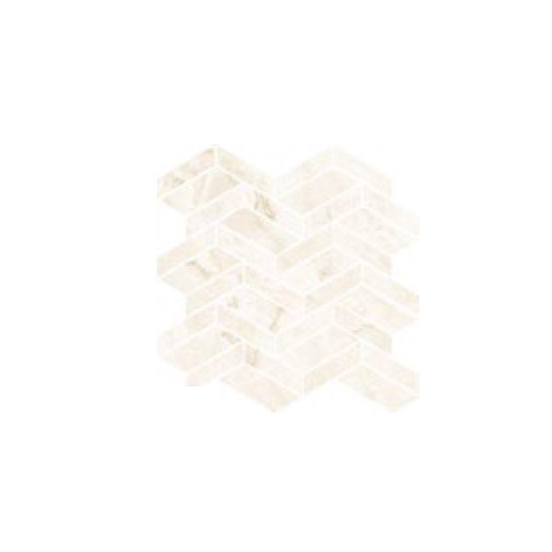 COEM TOUCHSTONE Mosaico Losanghe White Touch 30x30 cm 9 mm polished