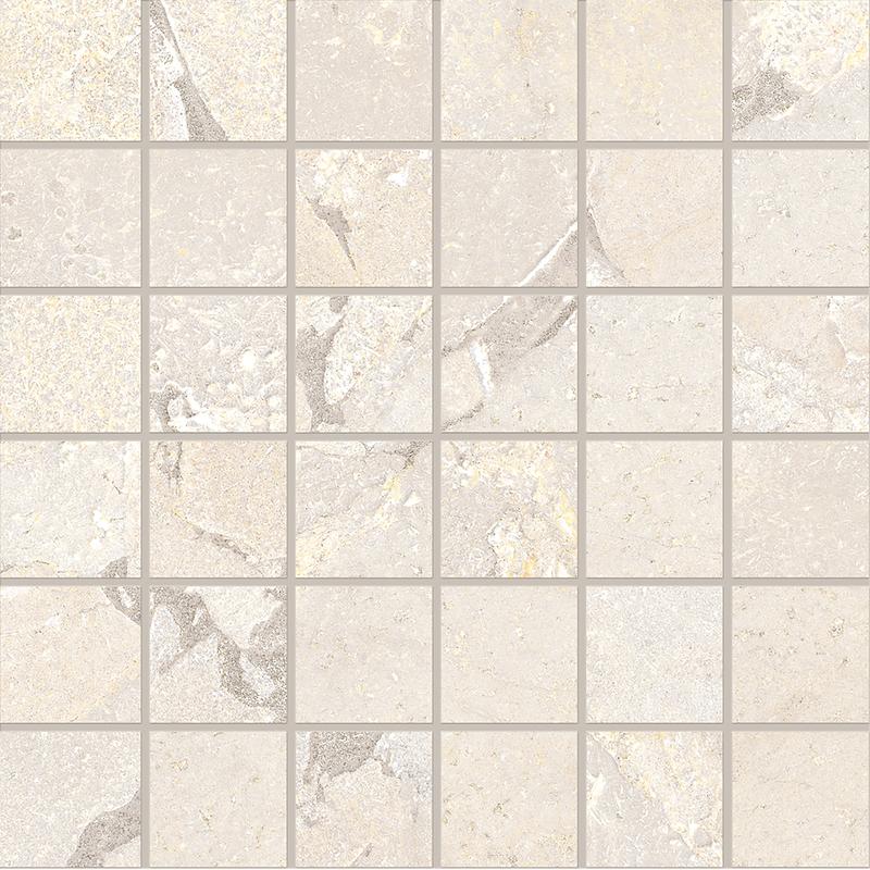 PROVENZA UNIQUE INFINITY Mosaico Coblestone White 30x30 cm 9 mm Matte