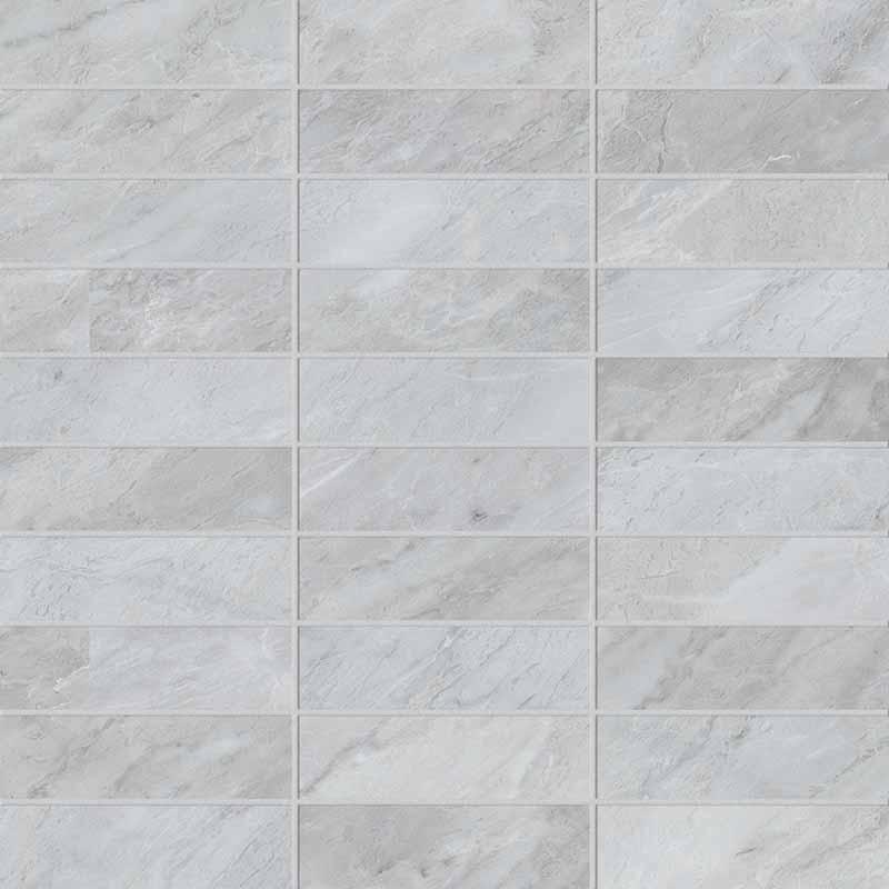 KEOPE VERSILIA Mosaico Listelli Silver 30x30 cm 9 mm Matte