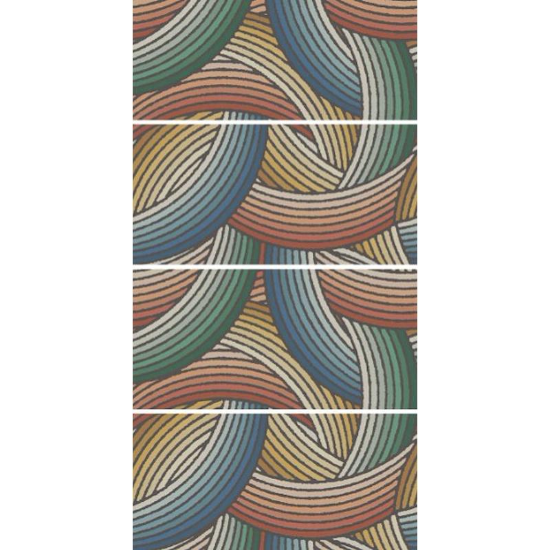 ABK WIDE & STYLE Twist Multicolor Composizione 4 Pezzi 120x240 cm 8.5 mm DIGIT+